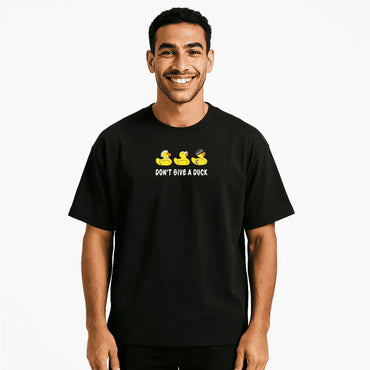 Oversized Black T-Shirt – Don’t Duck With Me