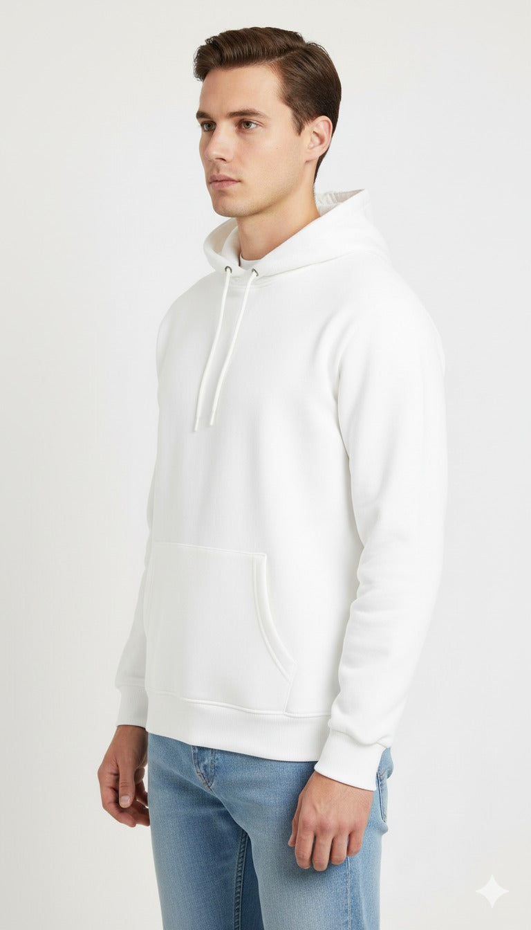 Pure White Hoodie
