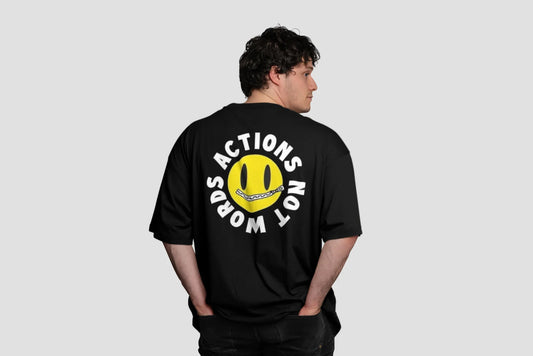 Actions Not Words Oversized T-Shirt