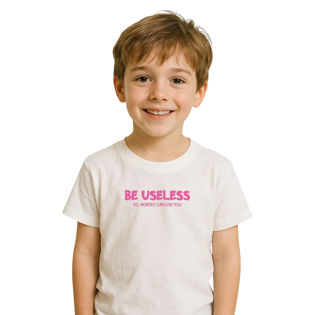 Be Useless” Pink Panther Kids T-Shirt – Limited Edition