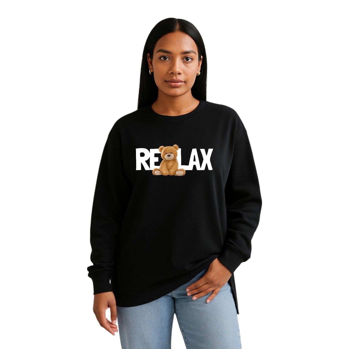 Relax Teddy Oversized Sweatshirt