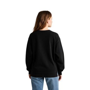 Basic Black Oversized Sweatshirt