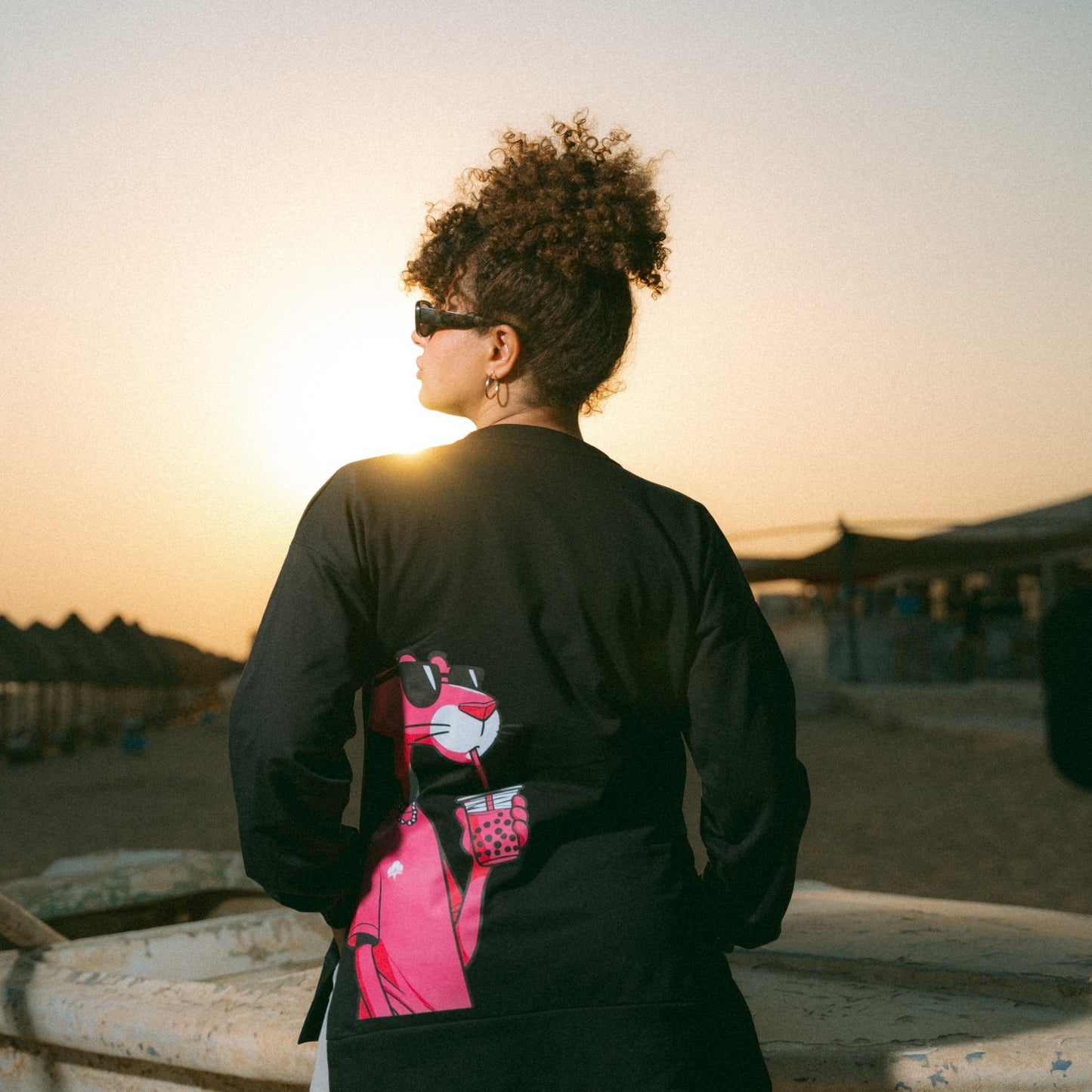Bubble Panther Oversized T-shirt