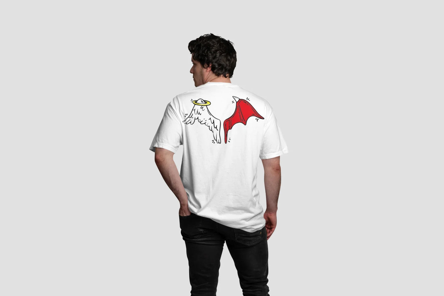 Half Light, Half Shadow Oversized T-Shirt