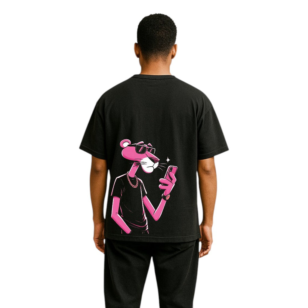 Don’t Smile for $h*t | Pink Panther Tee – Oversized Unisex