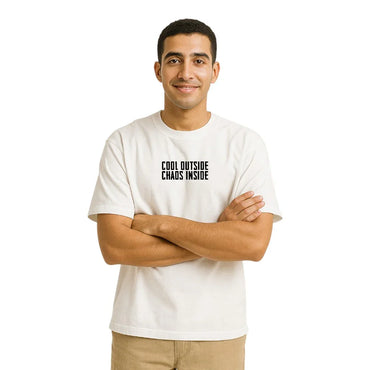 EVERYTHING IS FINE TEE – COOL OUTSIDE, CHAOS INSIDE