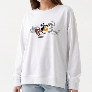 Looney Oversized Long Sleeve Tee