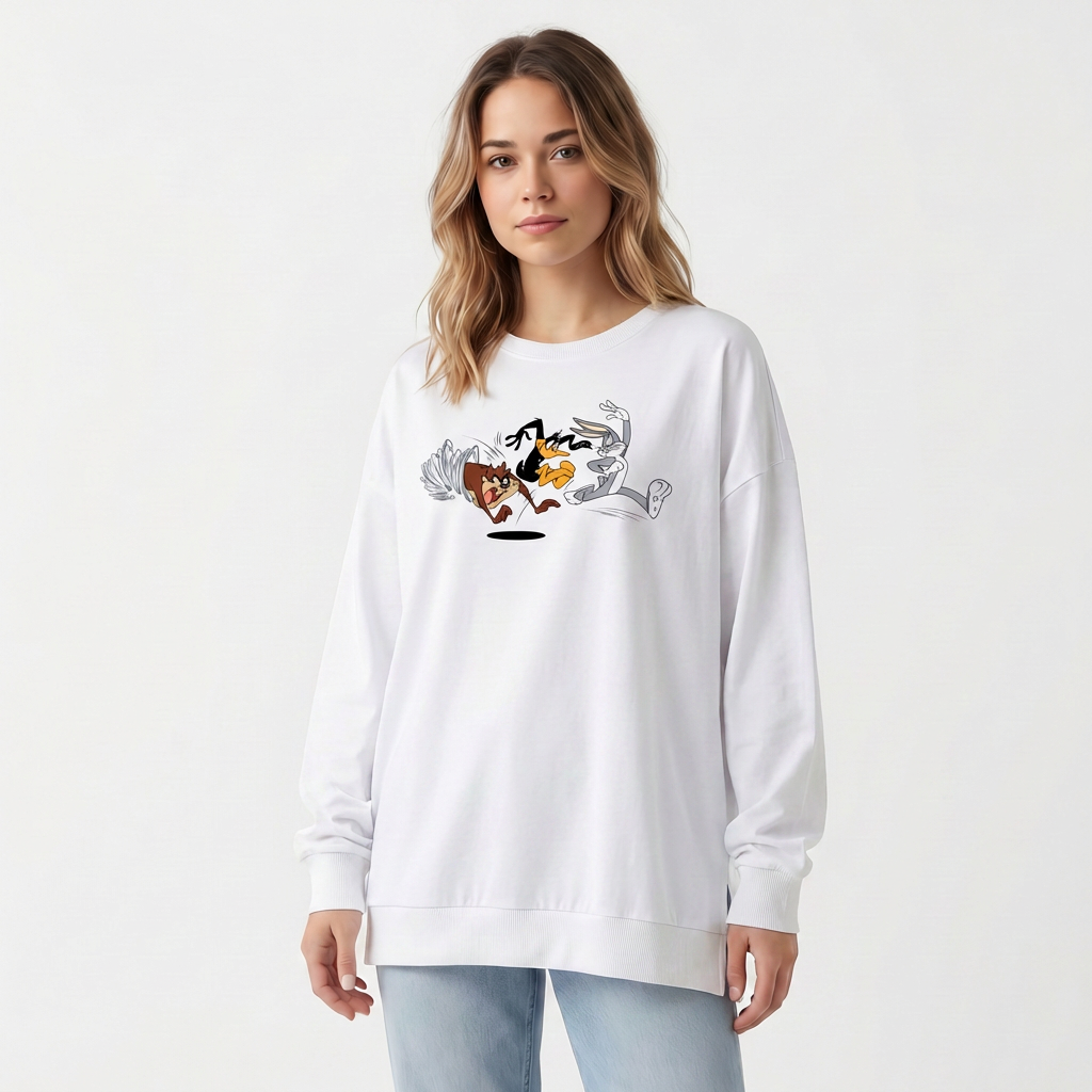 Looney Oversized Long Sleeve Tee