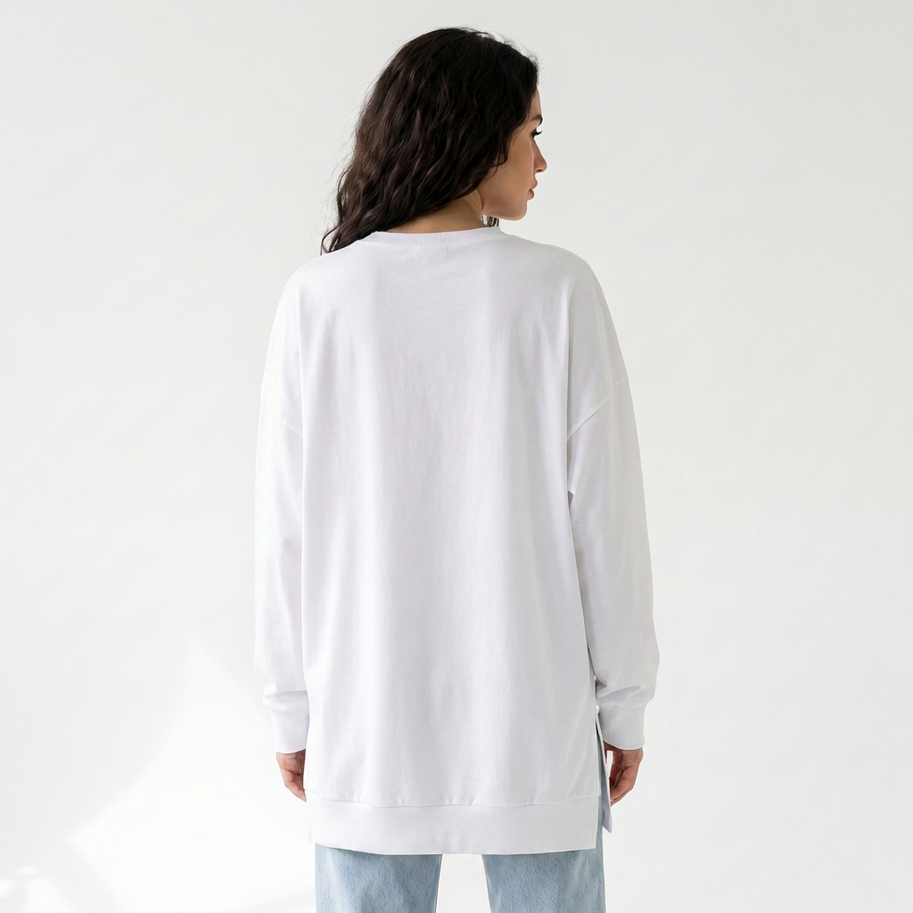 Attitude Mood Oversized Long Sleeve Tee