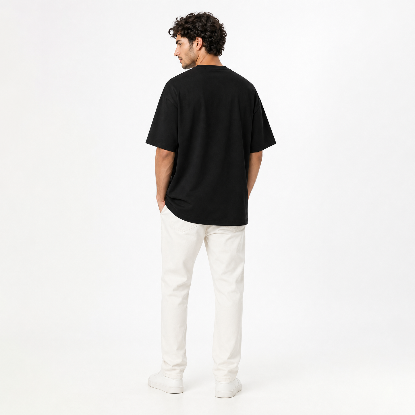 Perry Face Oversized Tee – Black Edition