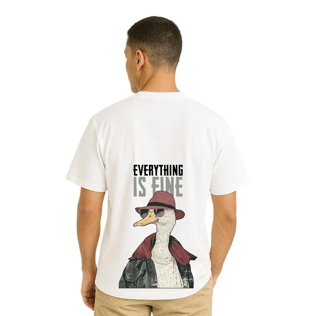 EVERYTHING IS FINE TEE – COOL OUTSIDE, CHAOS INSIDE