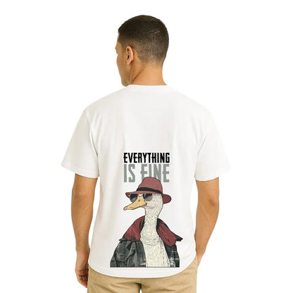 EVERYTHING IS FINE TEE – COOL OUTSIDE, CHAOS INSIDE