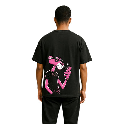 Don’t Smile for $h*t | Pink Panther Tee – Oversized Unisex