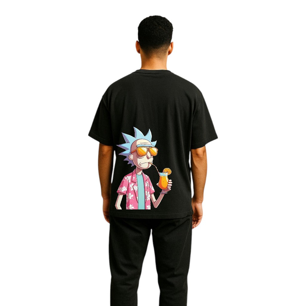 Animated Streetwear T-Shirt – Front & Back Graphic Print