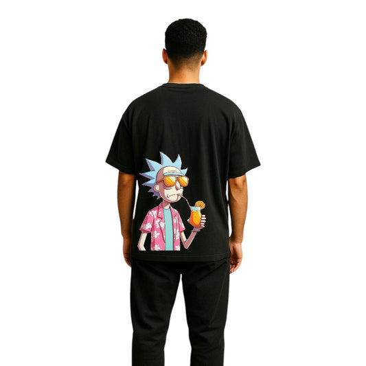 Animated Streetwear T-Shirt – Front & Back Graphic Print