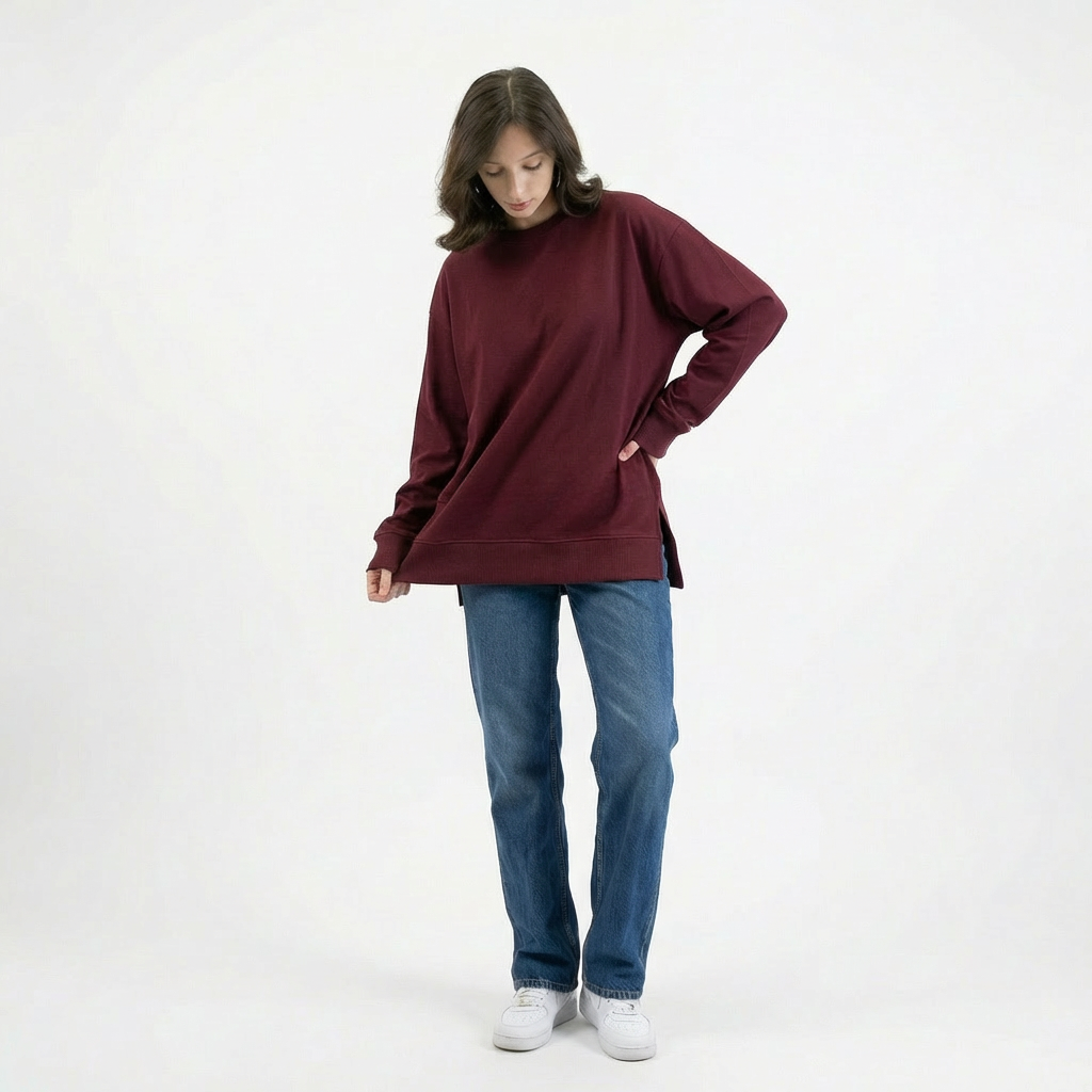 Burgundy Long Sleeve