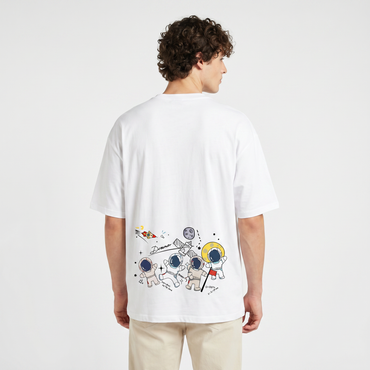 Dreamers Astronaut Oversized Tee