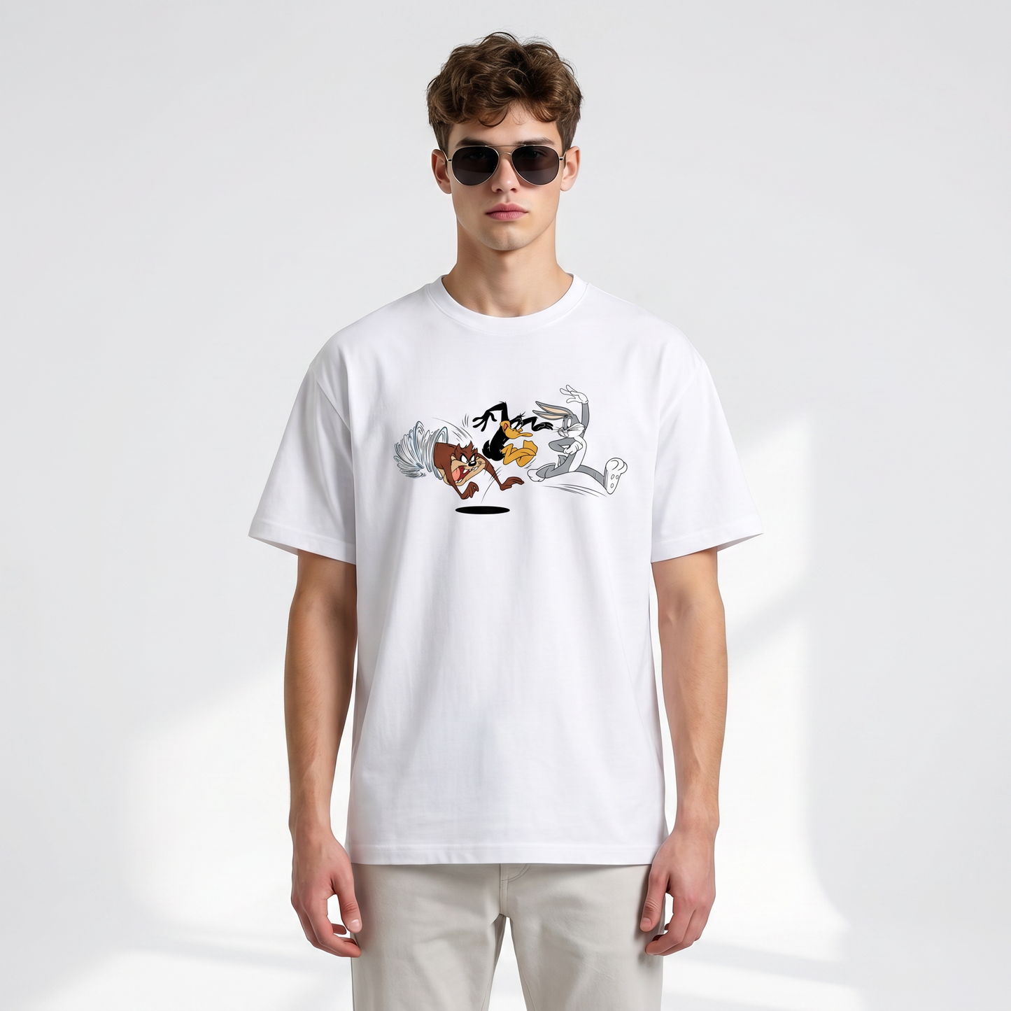 Looney Chaos Oversized Tee