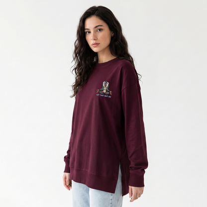 Let That Sh*t Go Oversized Long Sleeve Tee