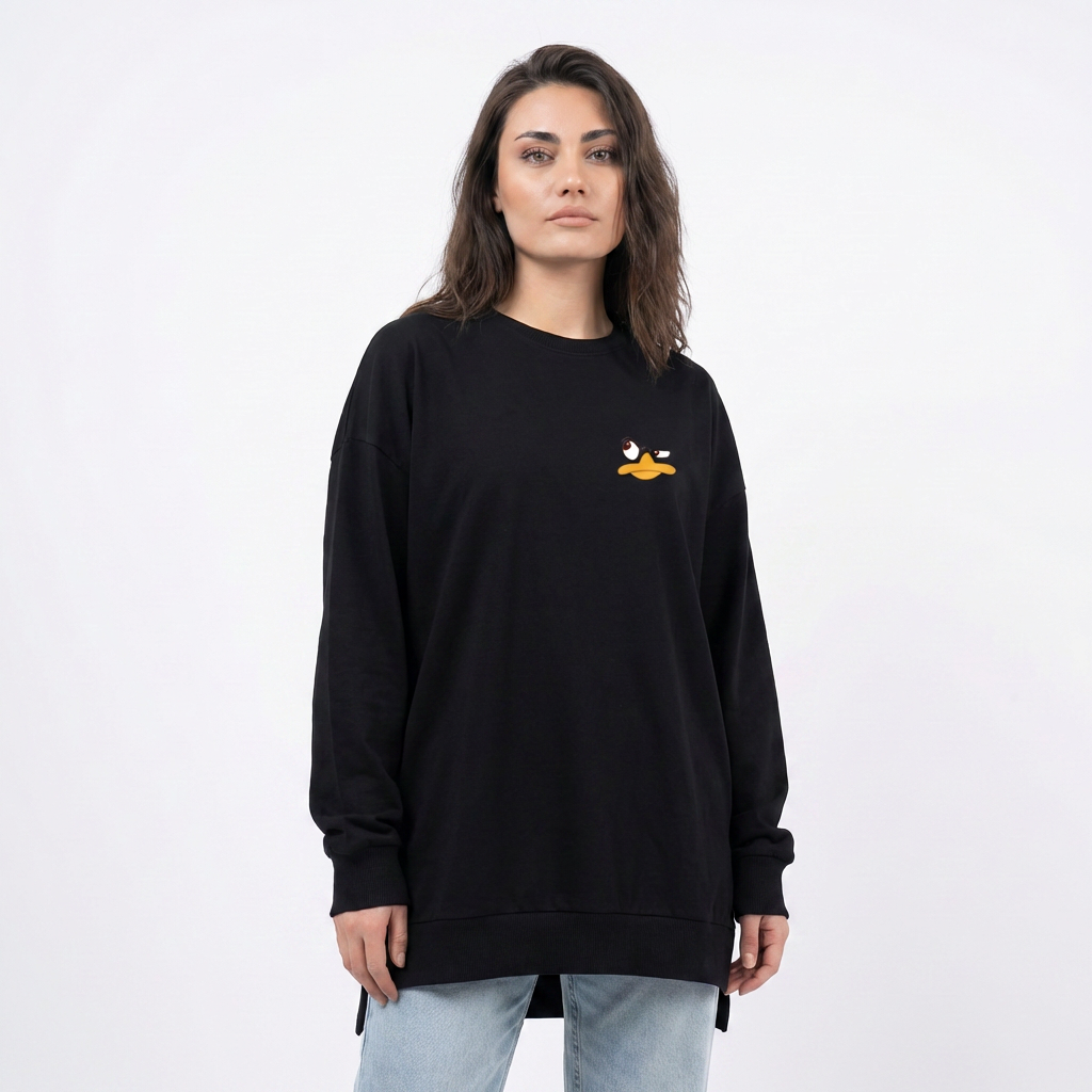 Agent P Duck Oversized Long Sleeve Tee