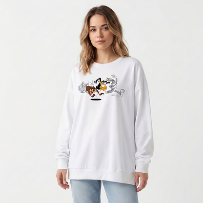 Looney Oversized Long Sleeve Tee