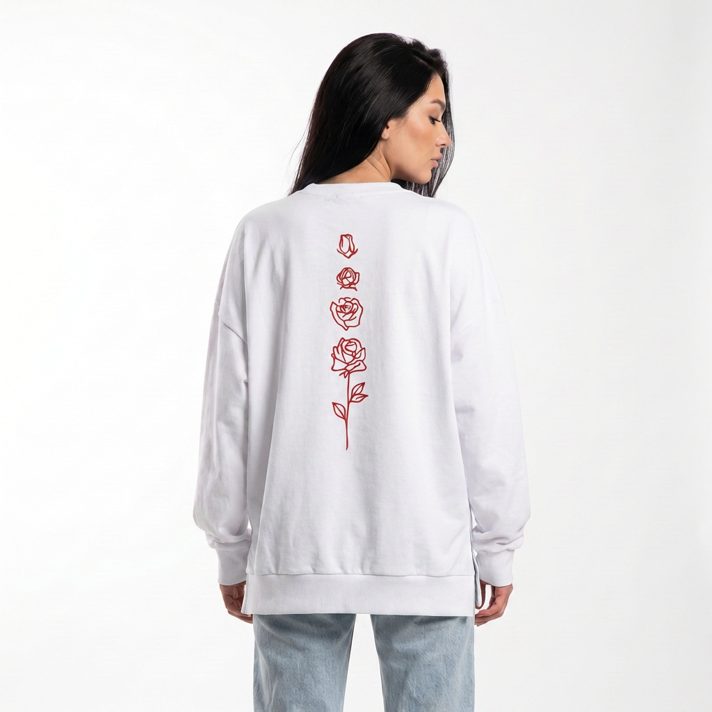 Bloom Oversized Long Sleeve Tee