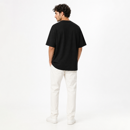 Perry Face Oversized Tee – Black Edition