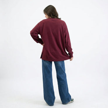 Burgundy Long Sleeve